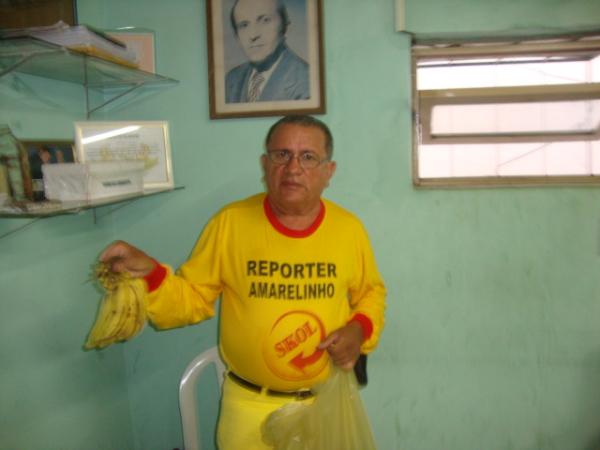 Os presentes do Amarelinho - Na R&aacute;dio Difusora(Imagem:reda&ccedil;&atilde;o)