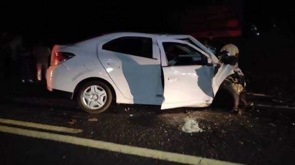 PRF: ultrapassagem proibida teria provocado acidente com três carros em Parnaíba