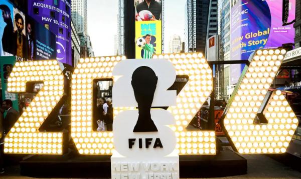 Evento da Copa do Mundo de 2026 em Nova York.(Imagem:REUTERS/Brendan McDermid)
