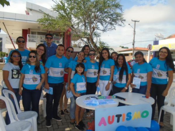 A&ccedil;&atilde;o da APAF conscientiza sobre o autismo em Floriano.(Imagem:FlorianoNews)