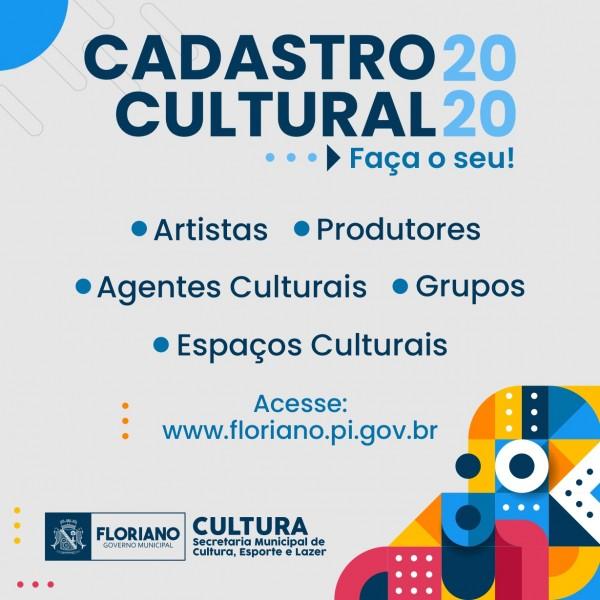 Cadastro fará mapeamento para fortalecer as ações de política cultural em Floriano