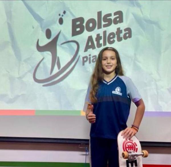 Skatista Rafaela Bandeira (Imagem:Ascom Secepi)