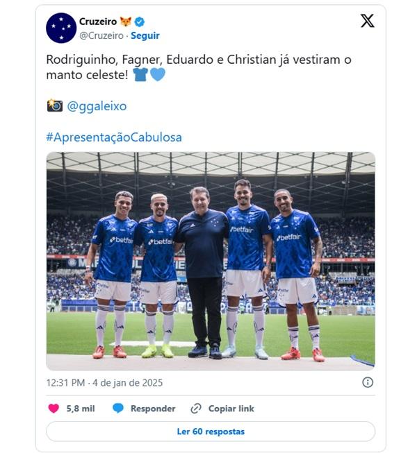 Gabigol &eacute; apresentado pelo Cruzeiro em um Mineir&atilde;o lotado(Imagem:Reprodu&ccedil;&atilde;o)