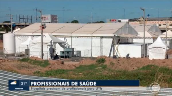Com 25 leitos prontos, Hospital de Campanha do HUT aguarda médicos para atender pacientes