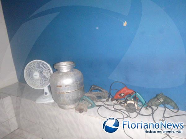 Objetos apreendidos(Imagem:FlorianoNews)