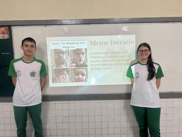 Alunos transformam clássicos da literatura em memes através de projeto de leitura em Piracuruca