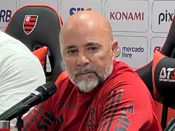 Sampaoli, sobre Pedro e Gabigol juntos no Flamengo: "Às vezes sim, às vezes não"