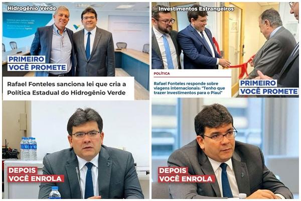 Joel Rodrigues critica Rafael Fonteles e cobra promessas não cumpridas(Imagem:Reprodução/Instagram)