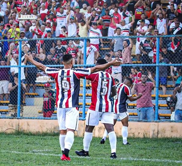 River-PI &eacute; l&iacute;der e est&aacute; invicto no Campeonato Piauiense (Imagem:Maria Vit&oacute;ria/River A.C.)