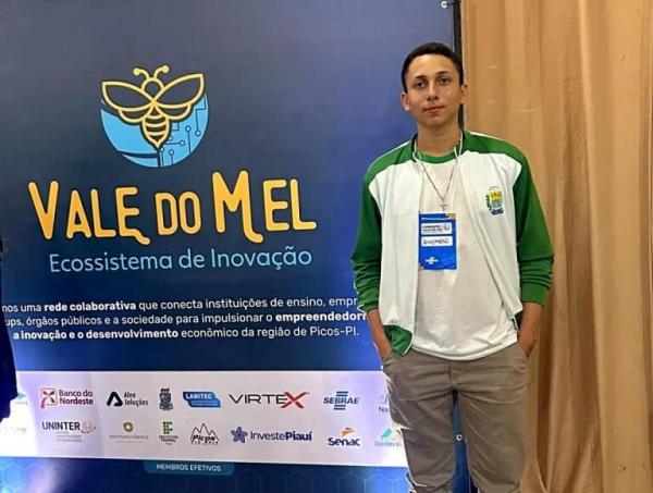 Luizmario Leal Arimita, estudante da 2&ordf; s&eacute;rie do Ensino M&eacute;dio.(Imagem:Divulga&ccedil;&atilde;o)