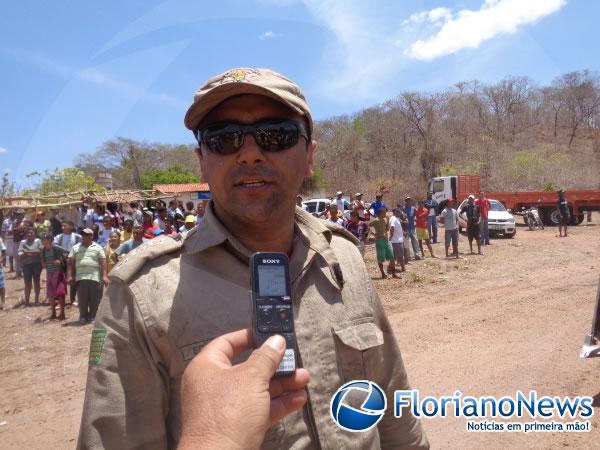 Caminh&atilde;o tomba e motorista morre em acidente na PI 140.(Imagem:FlorianoNews)