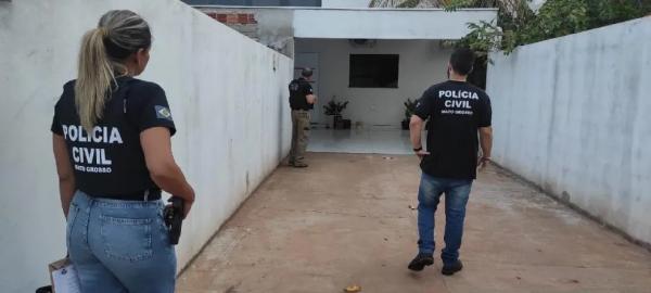  Al&eacute;m de Mato Grosso, foram realizados mandados em Rond&ocirc;nia, Piau&iacute;, Maranh&atilde;o, Tocantins e Goi&aacute;s.(Imagem:Pol&iacute;cia Civil )