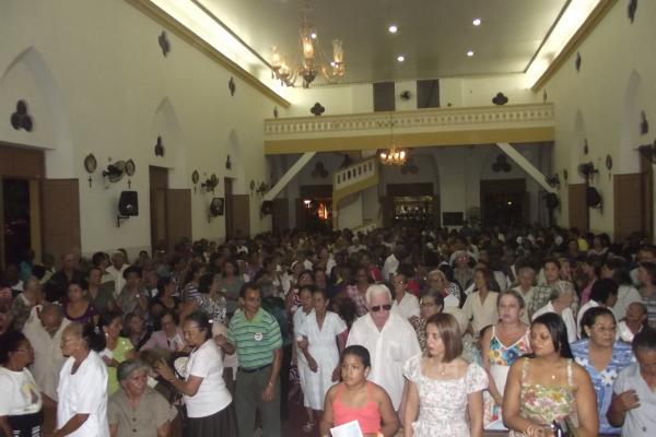 Encerramento do festejo de S&atilde;o Pedro de Alc&acirc;ntara.(Imagem: FlorianoNews)