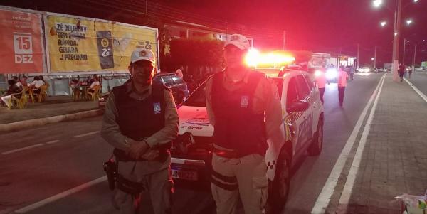 Sucesso no policiamento ostensivo durante as festividades de virada de ano em Floriano.(Imagem:Divulga&ccedil;&atilde;o/PM)