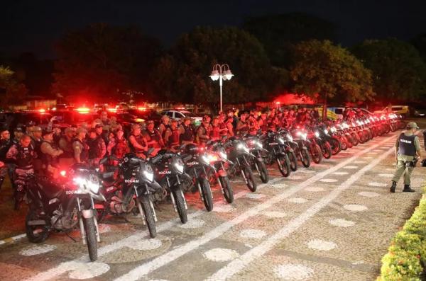 Opera&ccedil;&atilde;o Tiradentes conta com aproximadamente de 3 mil policiais no Piau&iacute;.(Imagem: Divulga&ccedil;&atilde;o/PM-PI)