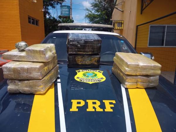 Casal é preso no PI com 50 kg de maconha em ônibus com destino a Fortaleza