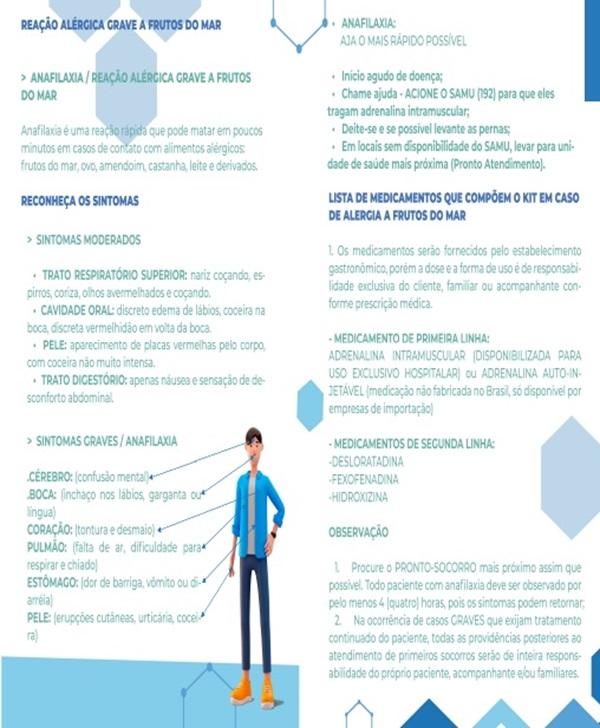 Folder tamb&eacute;m dever&aacute; ser disponibilizado por estabelecimentos(Imagem:Divulga&ccedil;&atilde;o)