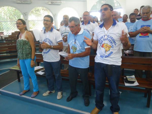 Ter&ccedil;o dos homens realizou 4&deg; encontro da alian&ccedil;a.(Imagem:FlorianoNews)