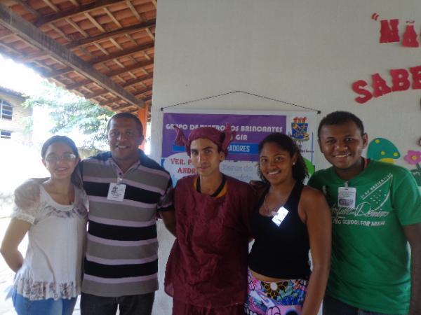  Os Brincantes de Pedagogia realizaram projeto O Contador de Est&oacute;rias em Floriano.(Imagem:FlorianoNews)