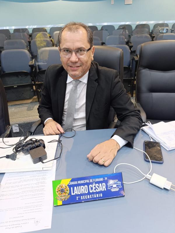 Vereador Lauro C&eacute;sar(Imagem:Floria)