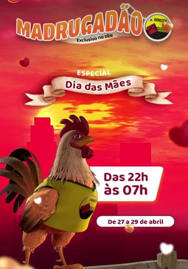 Madrugadão Paraíba: Especial Dia das Mães traz ofertas exclusivas no site