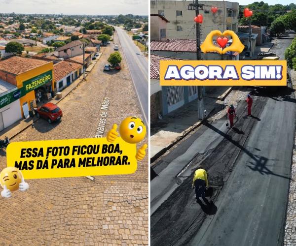 Prefeitura de Barão de Grajaú avança com obra de asfaltamento e reforça compromisso com infraestrura