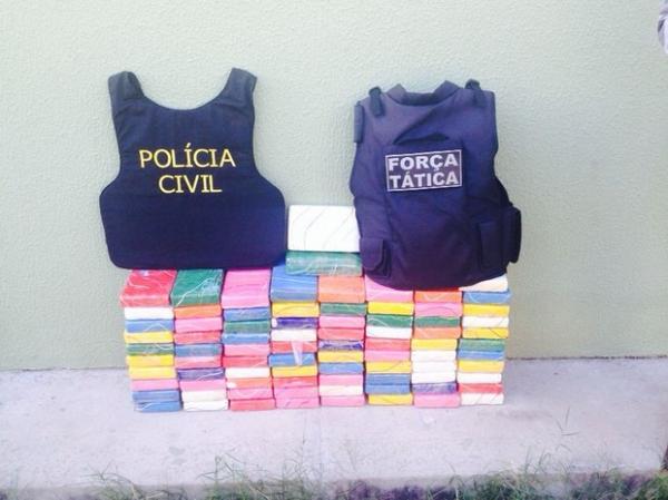 Cocaína apreendida dentro de carro no PI é avaliada em R$ 2,5 milhões
