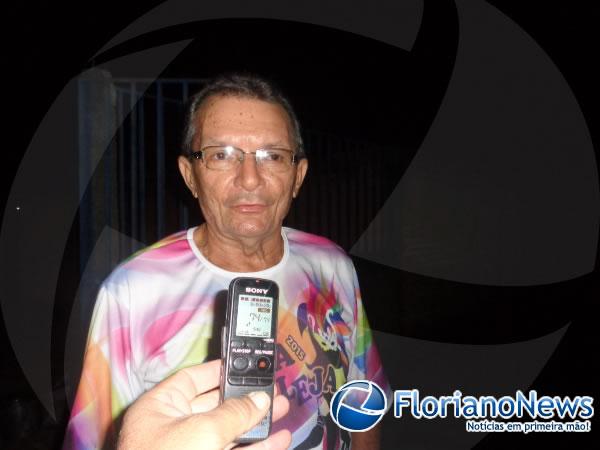 Jos&eacute; Francisco, Presidente da Associa&ccedil;&atilde;o de Moradores do Bairro Irapu&aacute; II. (Imagem:FlorianoNews)