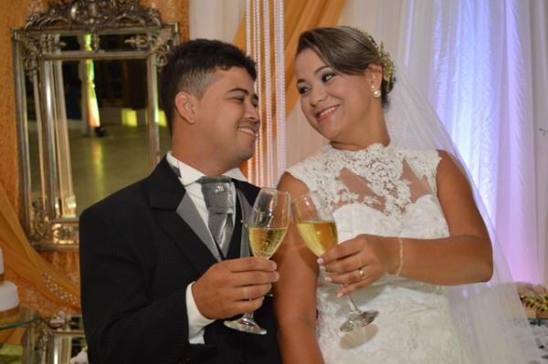 Fl&aacute;via Cabedo e Roberval Vulc&atilde;o(Imagem:F&aacute;bio Andrade)
