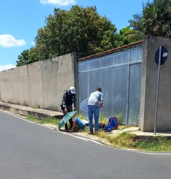 Acidente entre duas motocicletas é registrado no Centro de Floriano