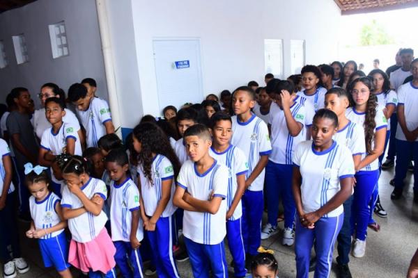 Aula Inaugural marca início do Ano Letivo na rede municipal de ensino de Floriano(Imagem:Secom)