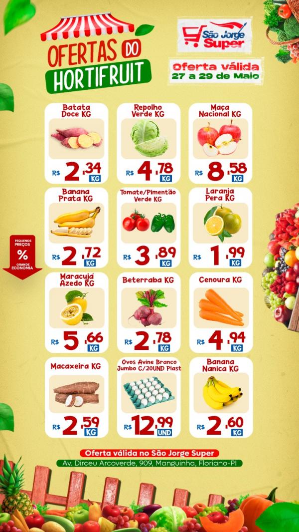 Ofertas do hortifruit(Imagem:Divulga&ccedil;&atilde;o)