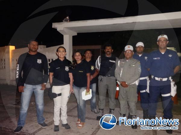 &Oacute;rg&atilde;os de seguran&ccedil;a realizaram Opera&ccedil;&atilde;o &Oacute;rf&atilde;o em Floriano.(Imagem:FlorianoNews)
