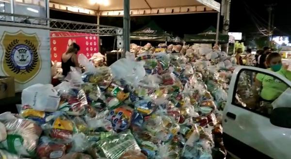 Campanha "Prato Cheio" arrecada mais de 7 toneladas de alimentos para famílias do Piauí
