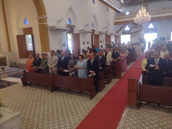 Hasteamento das bandeiras e missa em a&ccedil;&atilde;o de gra&ccedil;as celebram os 127 anos de Floriano.(Imagem:FlorianoNews)