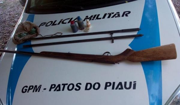 Após discussão, homem atira contra o próprio filho e é preso no interior do Piauí