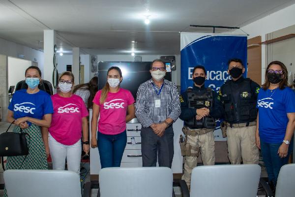 Orienta&ccedil;&otilde;es sobre o tr&acirc;nsito no Sesc nas empresas em Floriano(Imagem:Divulga&ccedil;&atilde;o)