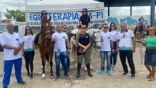  Servi&ccedil;o de Equoterapia completa 22 anos no Piau&iacute; e ser&aacute; expandido para mais um munic&iacute;pio(Imagem:Divulga&ccedil;&atilde;o)
