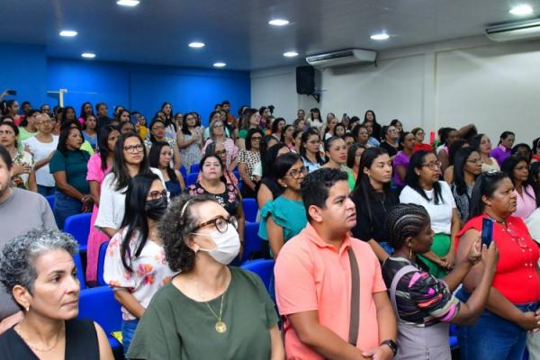 9&deg; F&oacute;rum de Educa&ccedil;&atilde;o Inclusiva de Floriano discute pol&iacute;ticas p&uacute;blicas.(Imagem:Secom)