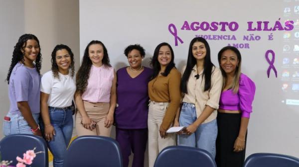 Agosto Lil&aacute;s: Prefeitura de Floriano promove palestra sobre enfrentamento &agrave; viol&ecirc;ncia contra a mulher(Imagem:Secom)