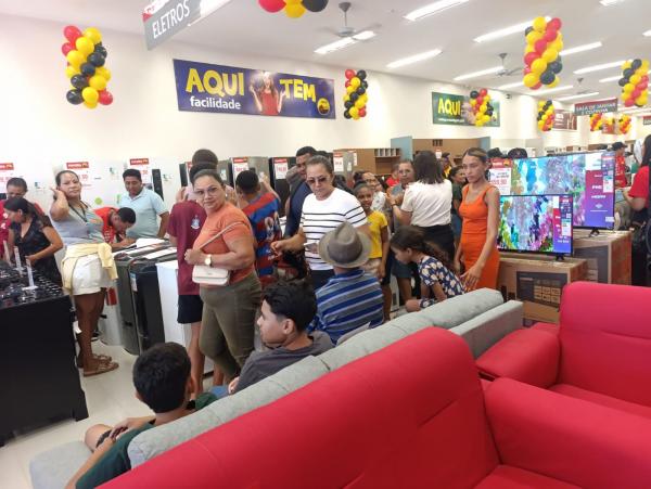  Armaz&eacute;m Para&iacute;ba reinaugura loja ampliada e modernizada em Francisco Ayres(Imagem:FlorianoNews)