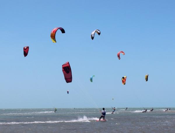 Piau&iacute; sedia primeira etapa do Campeonato Nacional de Kitsurf.(Imagem:Josiel Martins/GLOBOESPORTE.COM)