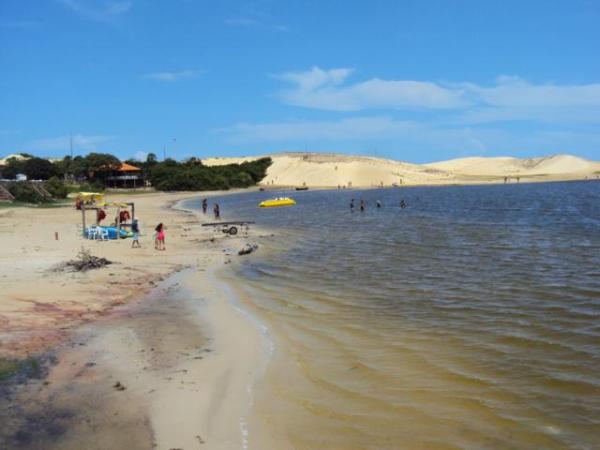 Nível da Lagoa do Portinho sobe após chuvas no litoral do Piauí