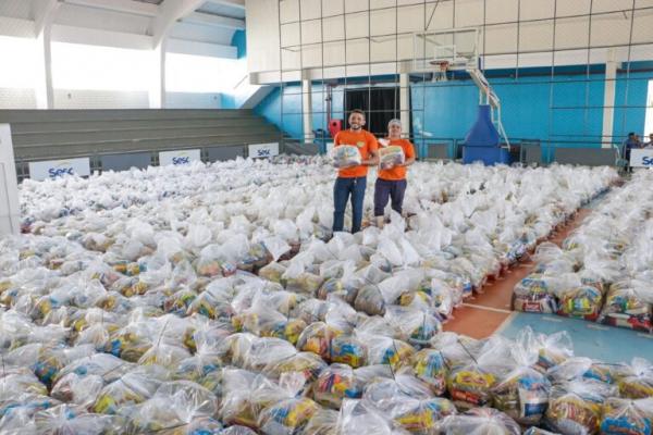 Mesa Brasil distribui cestas para municípios atingidos pelas enchentes no Piauí