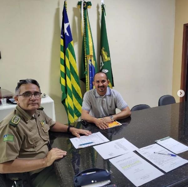 Comandante do 3º BPM e secretário de governo alinham estratégias para a segurança no Carnaval 2024