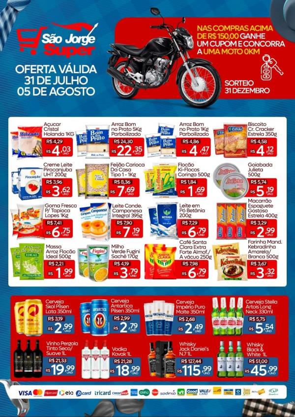 S&atilde;o Jorge Super em Floriano celebra o M&ecirc;s dos Pais com ofertas imperd&iacute;veis.(Imagem:Divulga&ccedil;&atilde;o)