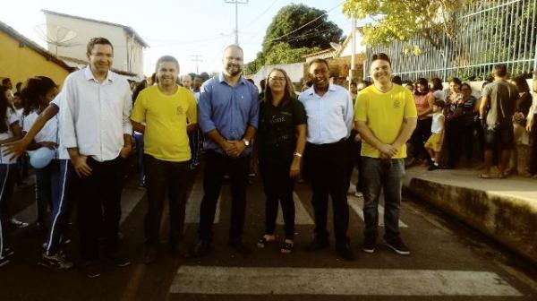 Escola Municipal Dona Aleluia celebra 84 anos com alvorada festiva