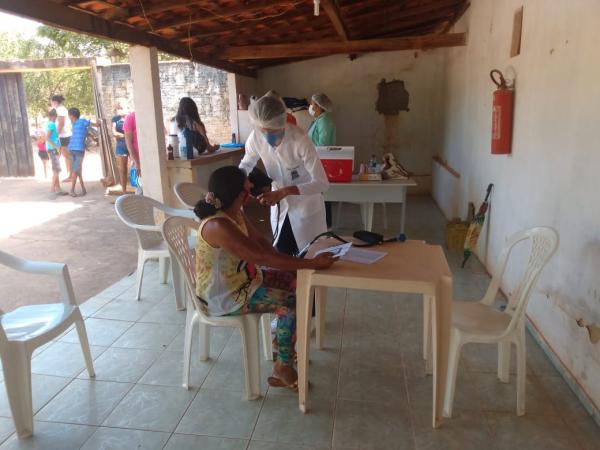 Localidade Tabuleirinho recebe servi&ccedil;os do Sa&uacute;de em Movimento(Imagem:FlorianoNews)