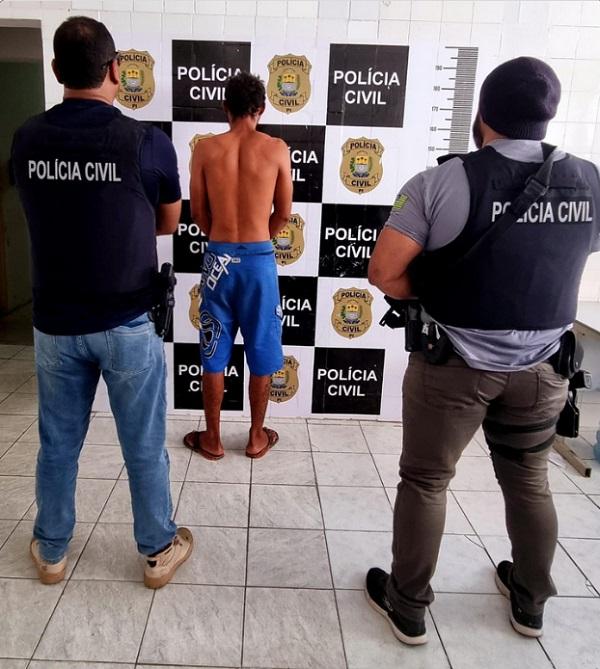 Polícia Civil de Floriano cumpre mandado de prisão contra faccionado por roubo e corrupção de menor