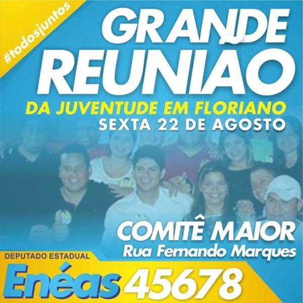 Confira a agenda do candidato Enéas Maia para esta sexta-feira (22)